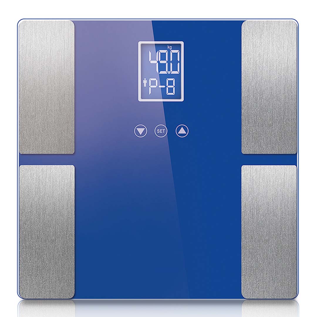 SOGA Digital Electronic LCD Bathroom Body Fat Scale Weighing Scales Weight Monitor Blue $ 33.50