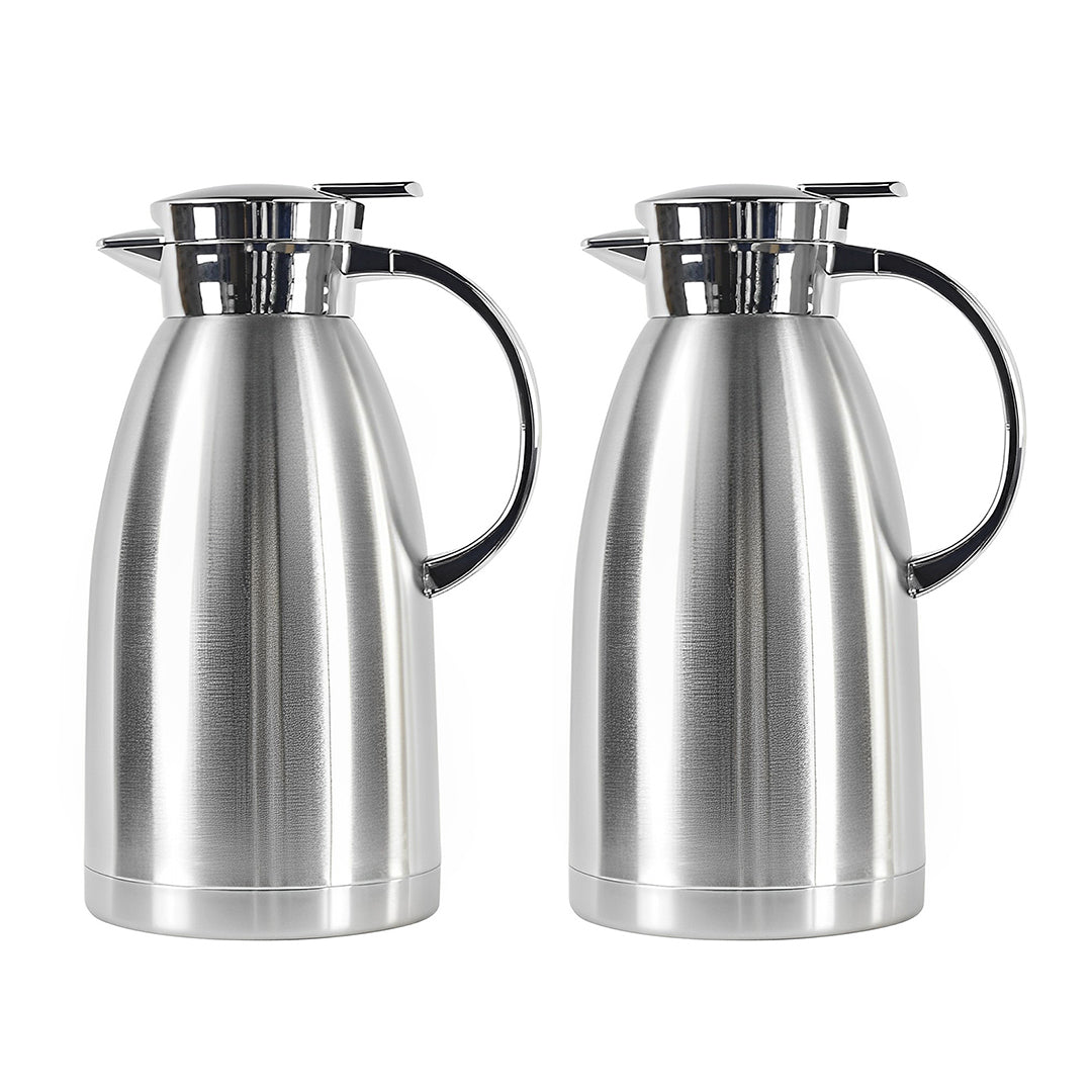 SOGA 2X 1.8L Stainless Steel Water Bottle Insulated Vacuum Flask Coffee Jug Thermal $ 107.90