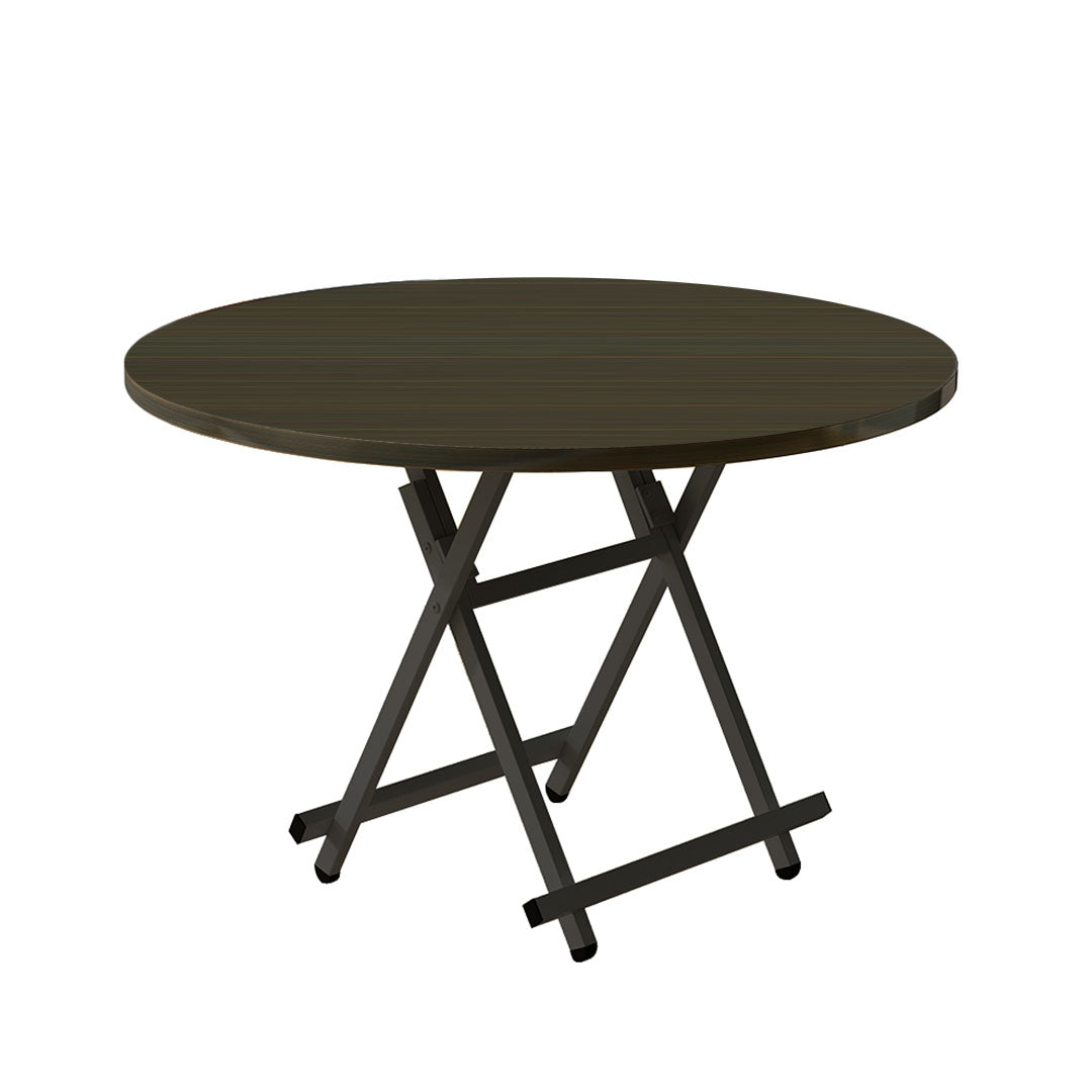 SOGA Black Dining Table Portable Round Surface Space Saving Folding Desk Home Decor $ 83.50