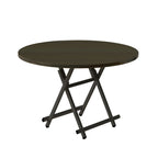 SOGA Black Dining Table Portable Round Surface Space Saving Folding Desk Home Decor $ 83.50
