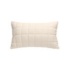 SOGA 30cm Beige Quilted Grid Pattern Decorative Throw Pillow $ 61