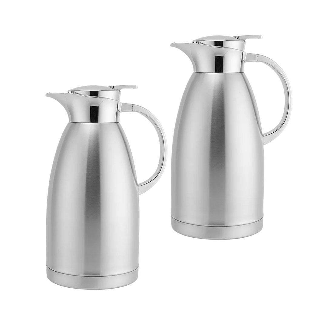 SOGA 2X 2.3L Silver Double-Wall vacuum with 2 layers stainless steel Construction Thermal Flask $ 144.50