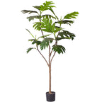 SOGA 180cm Artificial Natural Green Split-Leaf Philodendron Tree Fake Tropical Indoor Plant Home Office Decor $ 222.50