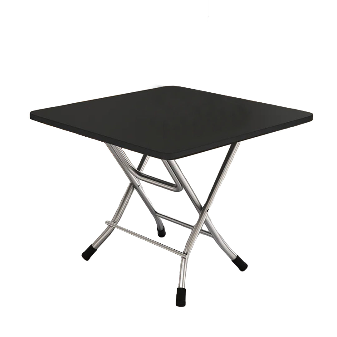 SOGA Black Portable Square Table Standing Legs Foldable Furniture Home Decor $ 53.50
