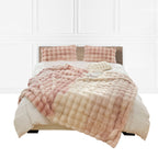 SOGA 200cm Light Pink Fur Fuzzy Super Soft and Cozy Fluffy Throw Blanket $ 162.50