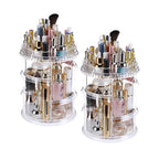 SOGA 2X 360 Degree Rotating Makeup Organiser Cosmetics Holder Display Stand Skincare Home Decor $ 86.50