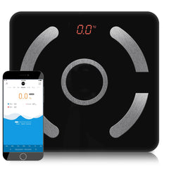 SOGA Wireless Bluetooth Digital Body Fat Scale Bathroom Weighing Scales Health Analyzer Weight Black