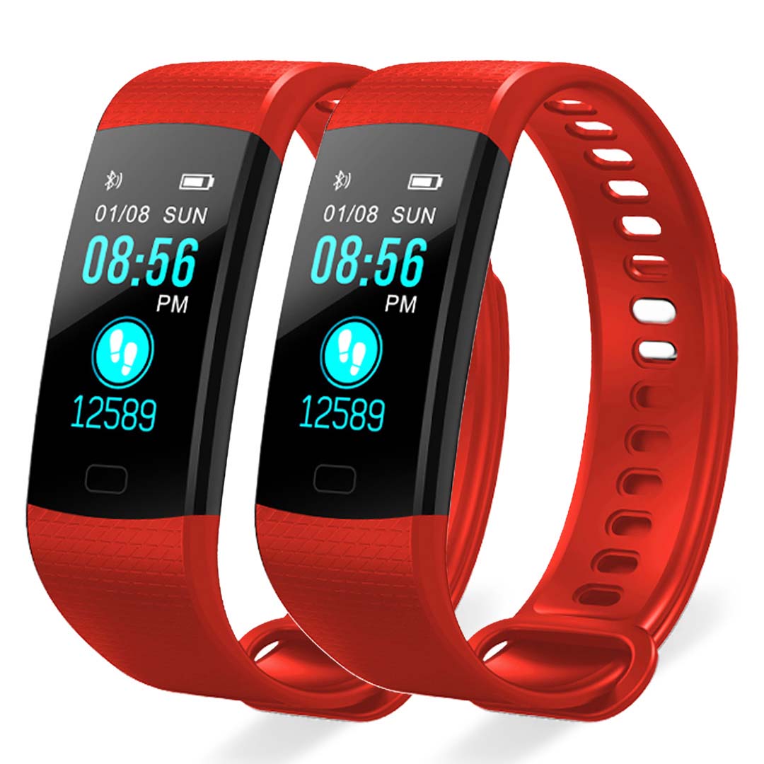 SOGA 2X Sport Smart Watch Health Fitness Wrist Band Bracelet Activity Tracker Red $ 132.50