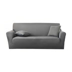 SOGA 4-Seater Grey Sofa Cover Couch Protector High Stretch Lounge Slipcover Home Decor $ 49.90