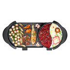 SOGA 2 in 1 Electric Non-Stick BBQ Teppanyaki Grill Plate Steamboat Dual Sided Hotpot $ 139.90