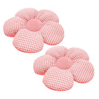 SOGA 2X Pink Flower Cushion Shaped for Floor and Sitting Throw Pillow $ 65.50