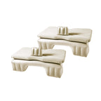 SOGA 2X Inflatable Car Mattress Portable Travel Camping Air Bed Rest Sleeping Bed Beige $ 129.50
