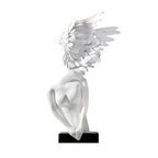 SOGA 86cm White Sculpture – Minimalist Winged Resin Decor for Modern Interiors $ 909.00