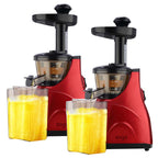 SOGA 2X Slow Juicer Premium Masticating Electric Vegetable Juice Extractor Red $ 258.90