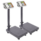 SOGA 2X 300kg Electronic Digital Platform Scale Computing Shop Postal Weight Black $ 237.50