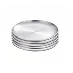 SOGA 23cm Premium Silver Grilling Plate Durable Heat-Resistant Perfect for BBQs and Outdoor Cooking Kitchen Essential $ 39.90