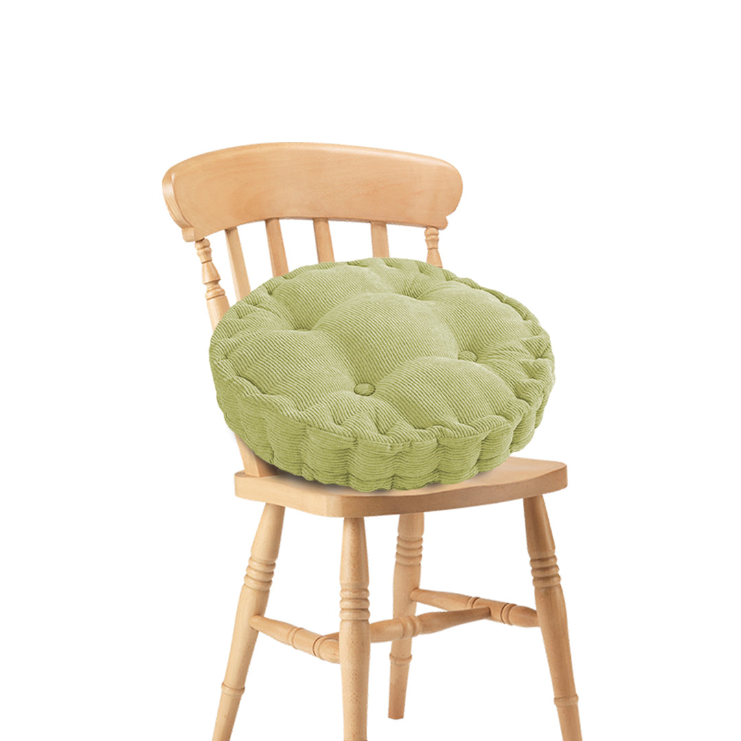 SOGA Green Round Cushion Soft Leaning Plush Backrest Throw Seat Pillow Home Office Decor $ 22.50