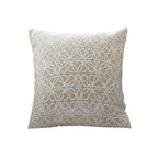 SOGA 50cm Throw Pillow White and Beige Geometric Pattern Accent for Home Decor $ 66.90