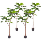 SOGA 4X 150cm Artificial Natural Green Split-Leaf Philodendron Tree Fake Tropical Indoor Plant Home Office Decor $ 717.90