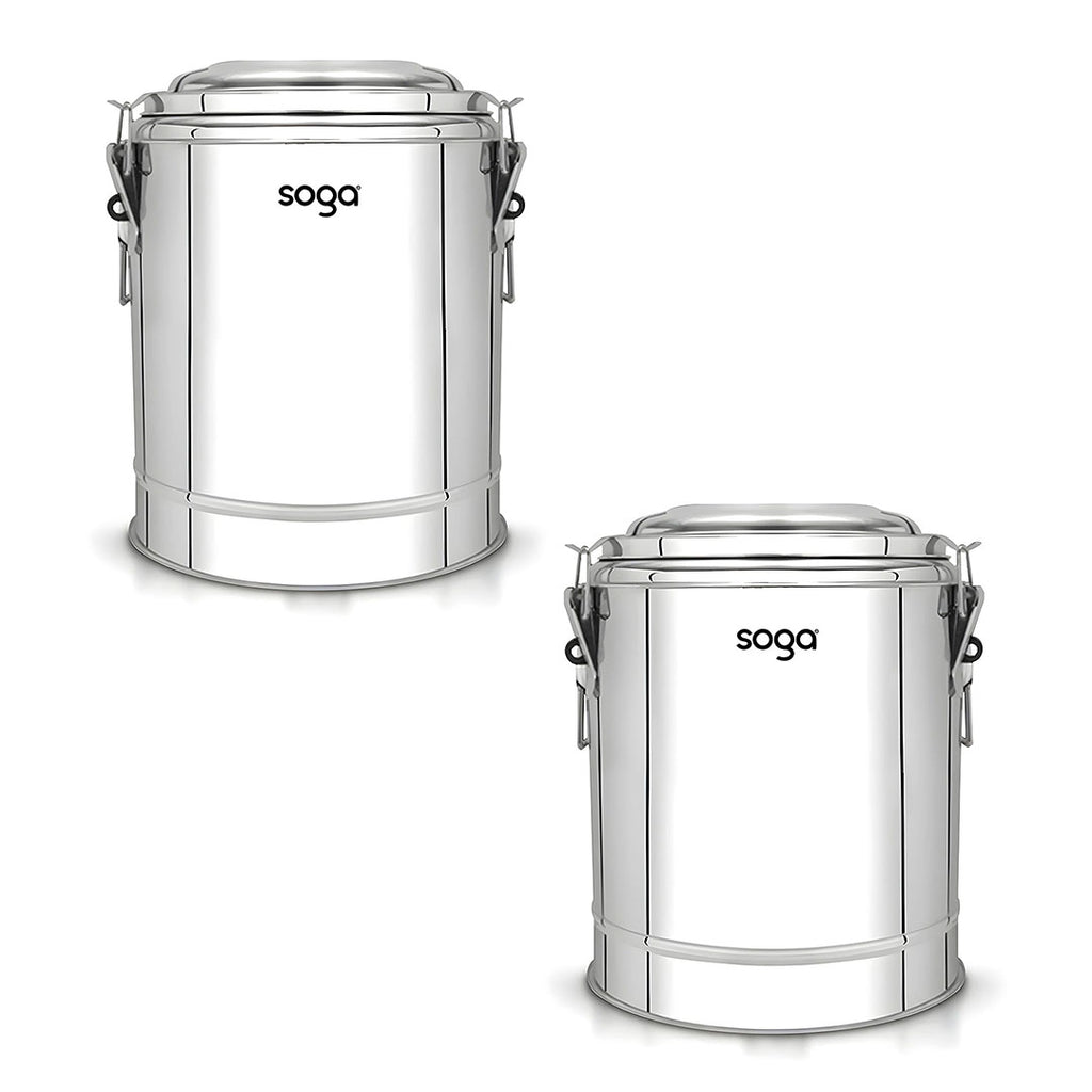 SOGA 2X 50L Stainless Steel Insulated Stock Pot Hot & Cold Beverage Container $ 474.50