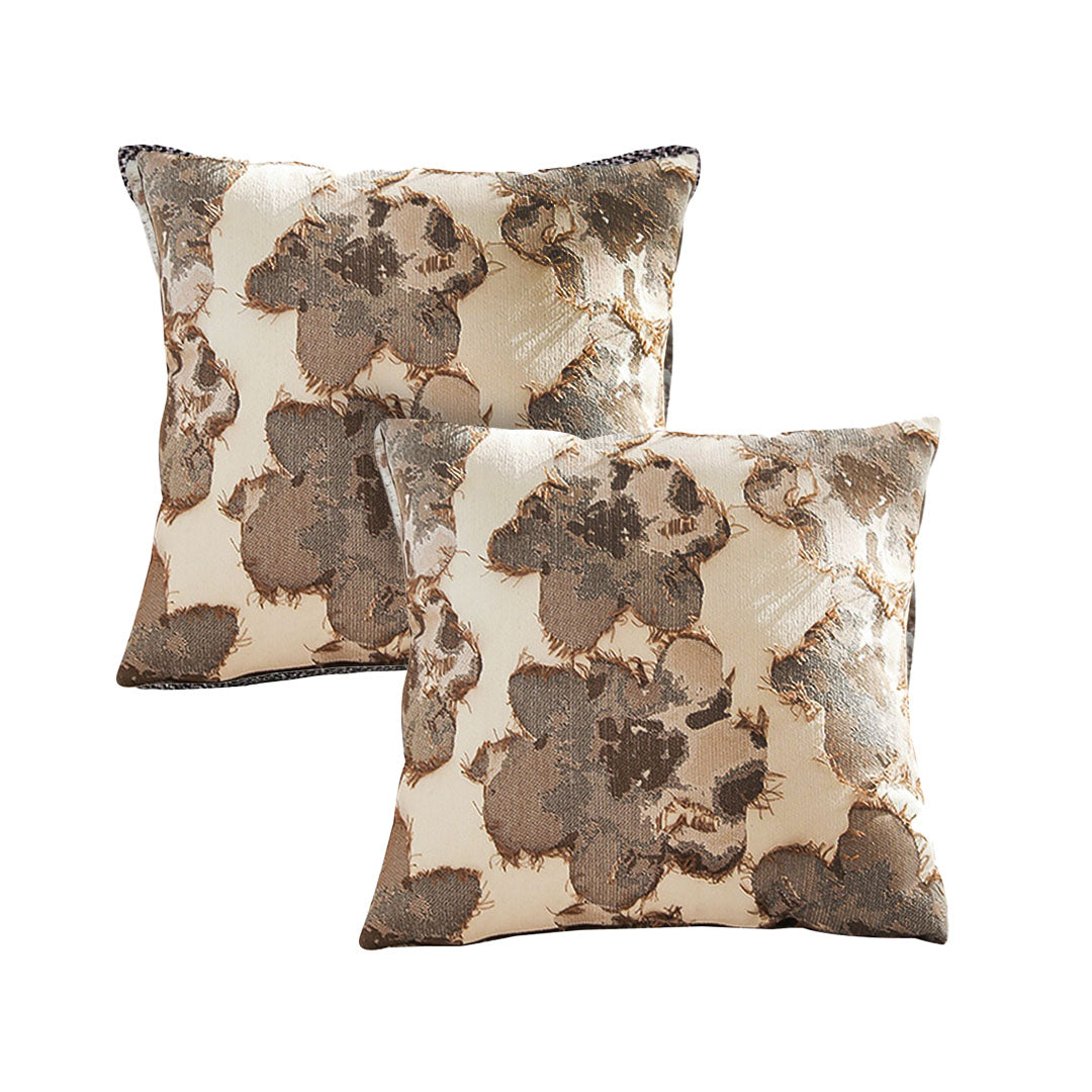 SOGA 2X 50cm Square Vintage Decorative Embroidered Floral Throw Pillow $ 129.50