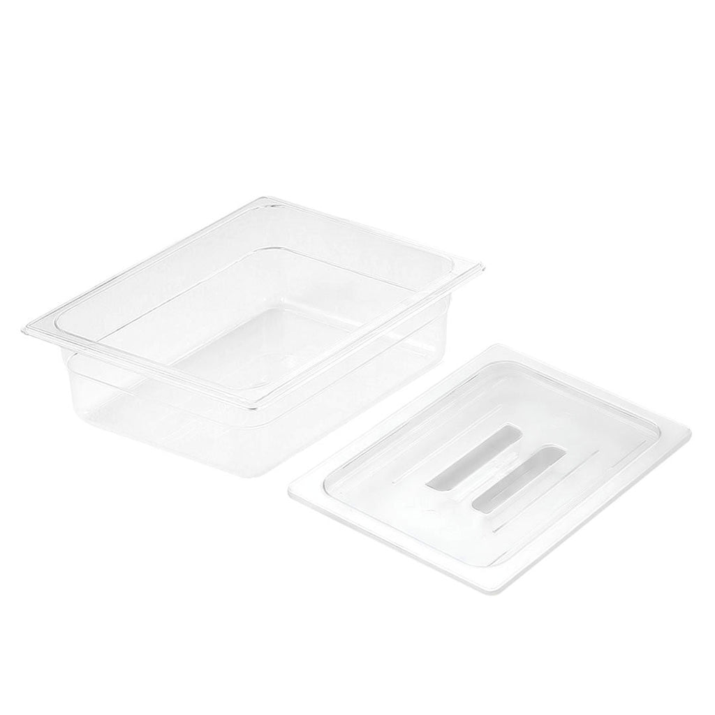 SOGA 150mm Clear Gastronorm GN Pan 1/2 Food Tray Storage with Lid $ 43.90