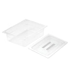 SOGA 150mm Clear Gastronorm GN Pan 1/2 Food Tray Storage with Lid $ 43.90