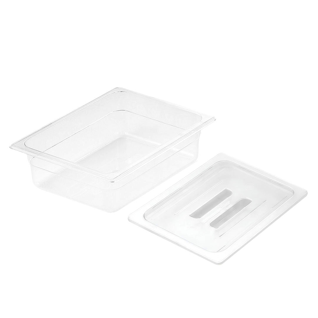 SOGA 150mm Clear Gastronorm GN Pan 1/2 Food Tray Storage with Lid $ 43.90