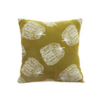 SOGA 50cm Throw Pillow Green Autumn Harvest Pumpkin Print Home Decor