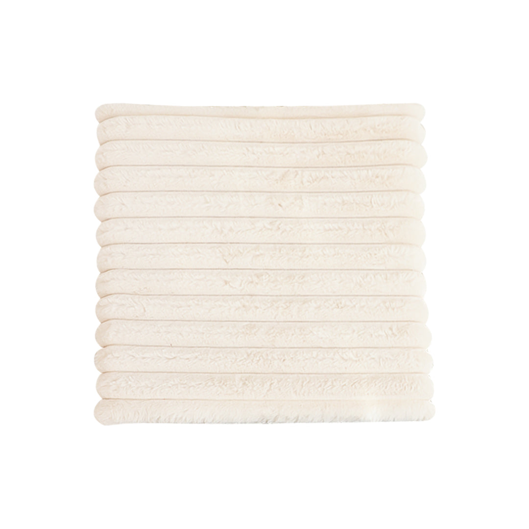 SOGA Cream Corduroy Cushion – Soft Plush Backrest for Home & Office $ 55.50