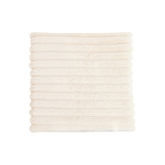 SOGA Cream Corduroy Cushion – Soft Plush Backrest for Home & Office $ 55.50