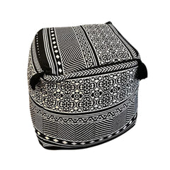 SOGA 42cm Black Premium Polyester Cotton Cushion with EPP Particle Insert Home Decor
