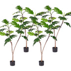 SOGA 4X 120cm Artificial Natural Green Split-Leaf Philodendron Tree Fake Tropical Indoor Plant Home Office Decor $ 548.90