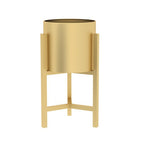 SOGA 45cm Gold Metal Plant Stand with Flower Pot Holder Corner Shelving Rack Indoor Display $ 55.50