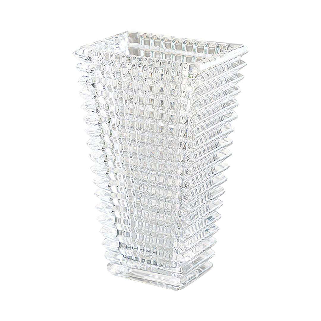SOGA 28cm Handcrafted Clear Glass Vase Classic Design for Home Decor $ 71