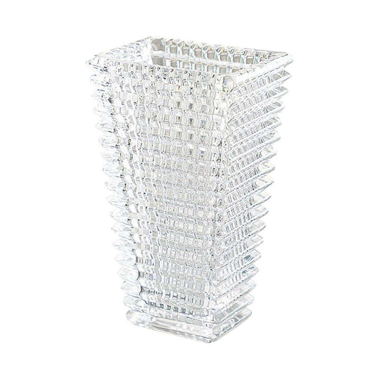 SOGA 28cm Handcrafted Clear Glass Vase Classic Design for Home Decor $ 71