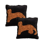 SOGA 2X 45cm Modern Charcoal Gray Leopard Pattern Throw Pillow $ 133