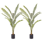 SOGA 2X 240cm Artificial Green Rogue Hares Foot Fern Tree Fake Tropical Indoor Plant Home Office Decor $ 517.50