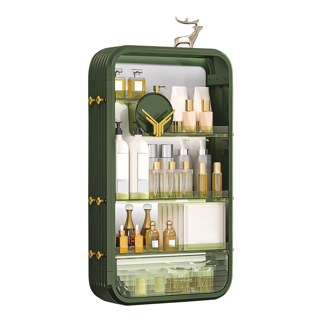 Lotion Racks SOGA Green Multi Tier Cosmetic Storage Rack Bathroom Vanity Tray Displ ...