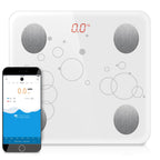 SOGA Wireless Bluetooth Digital Body Fat Scale Bathroom Health Analyzer Weight White $ 55.50