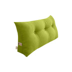 SOGA 100cm Green Triangular Wedge Bed Pillow Headboard Backrest Bedside Tatami Cushion Home Decor