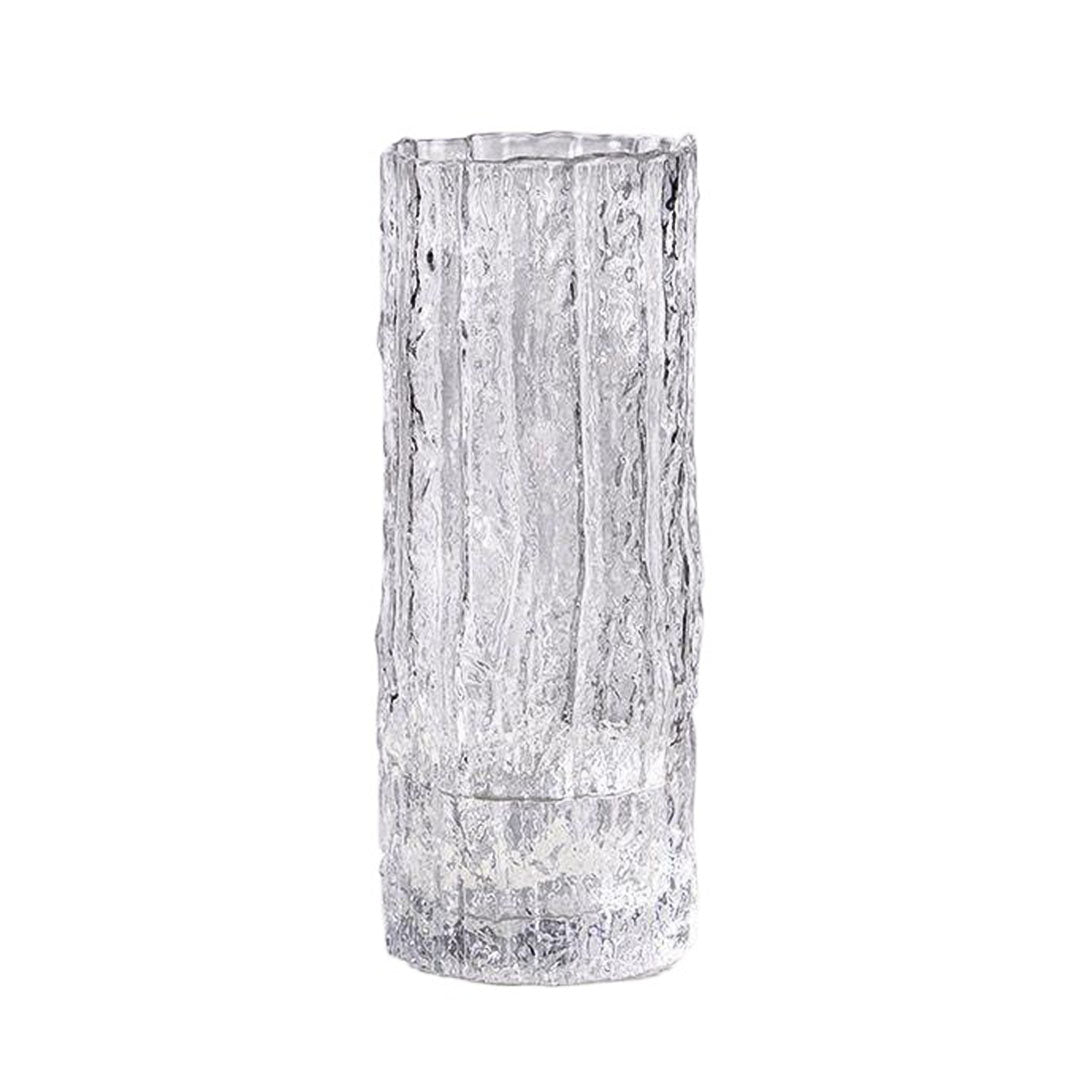 SOGA 30.5cm Handcrafted Clear Glass Vase Classic Design for Home Decor $ 57.90
