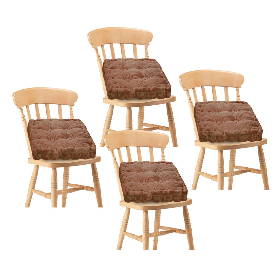 SOGA 4X Coffee Square Cushion Soft Leaning Plush Backrest Throw Seat Pillow Home Office Decor $ 118.50