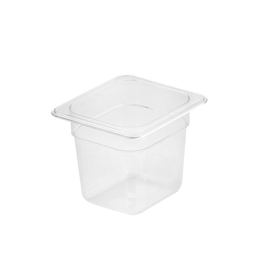 SOGA 150mm Clear Gastronorm GN Pan 1/6 Food Tray Storage