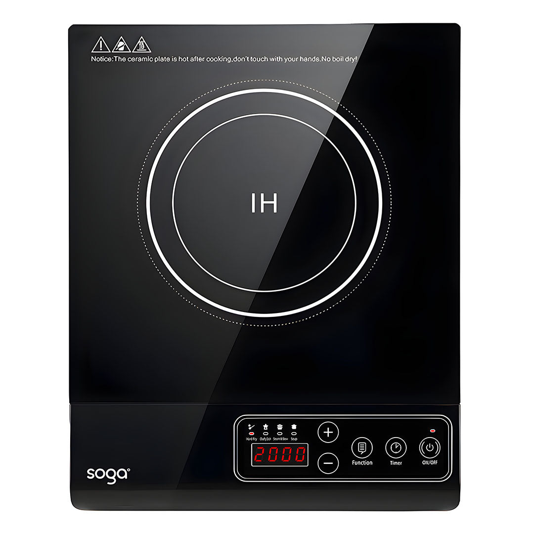 SOGA 35.5cm Cooktop Electric Smart Induction Cook Top Portable Kitchen Cooker Cookware $ 144.50
