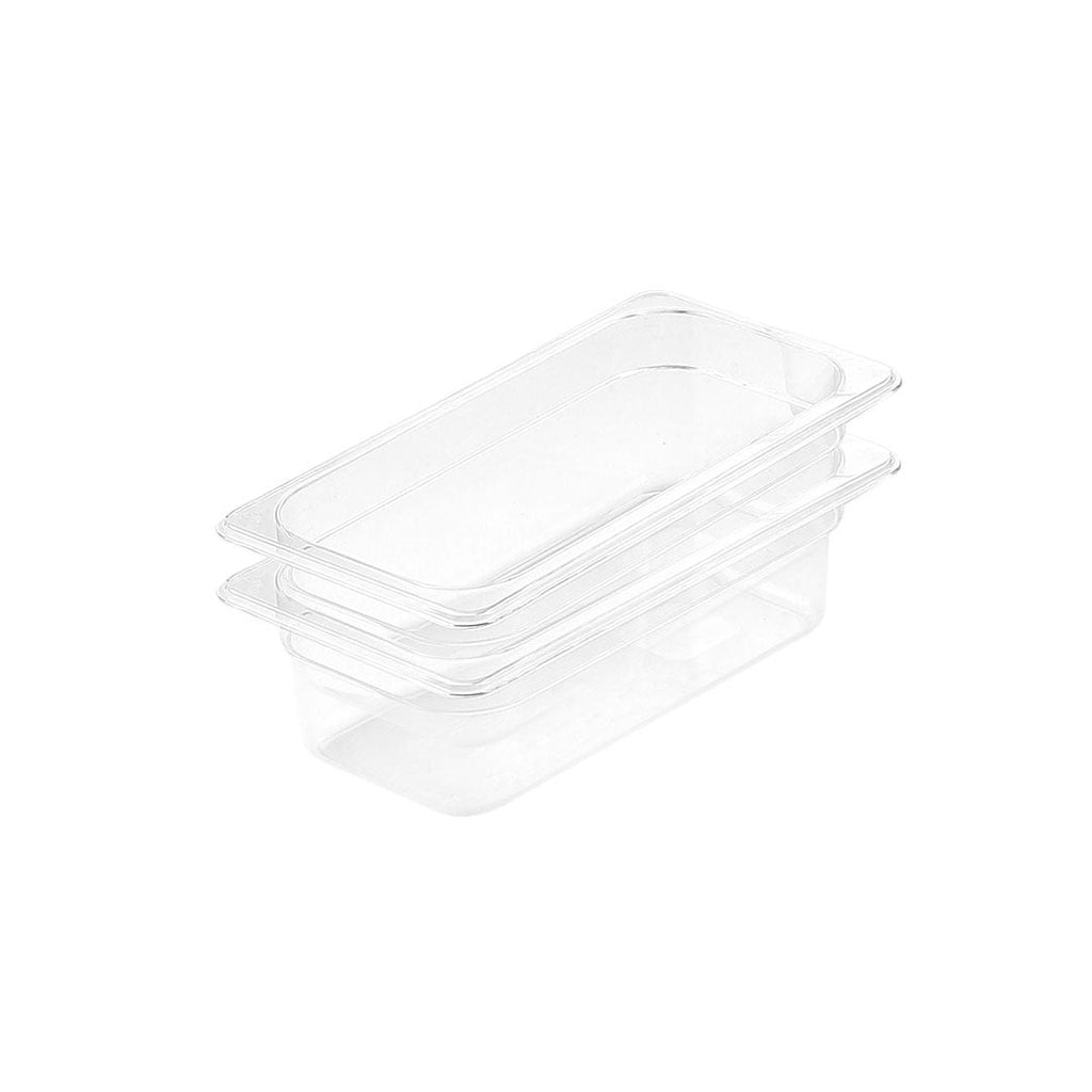 SOGA 100mm Clear Gastronorm GN Pan 1/3 Food Tray Storage Bundle of 2 $ 59.50