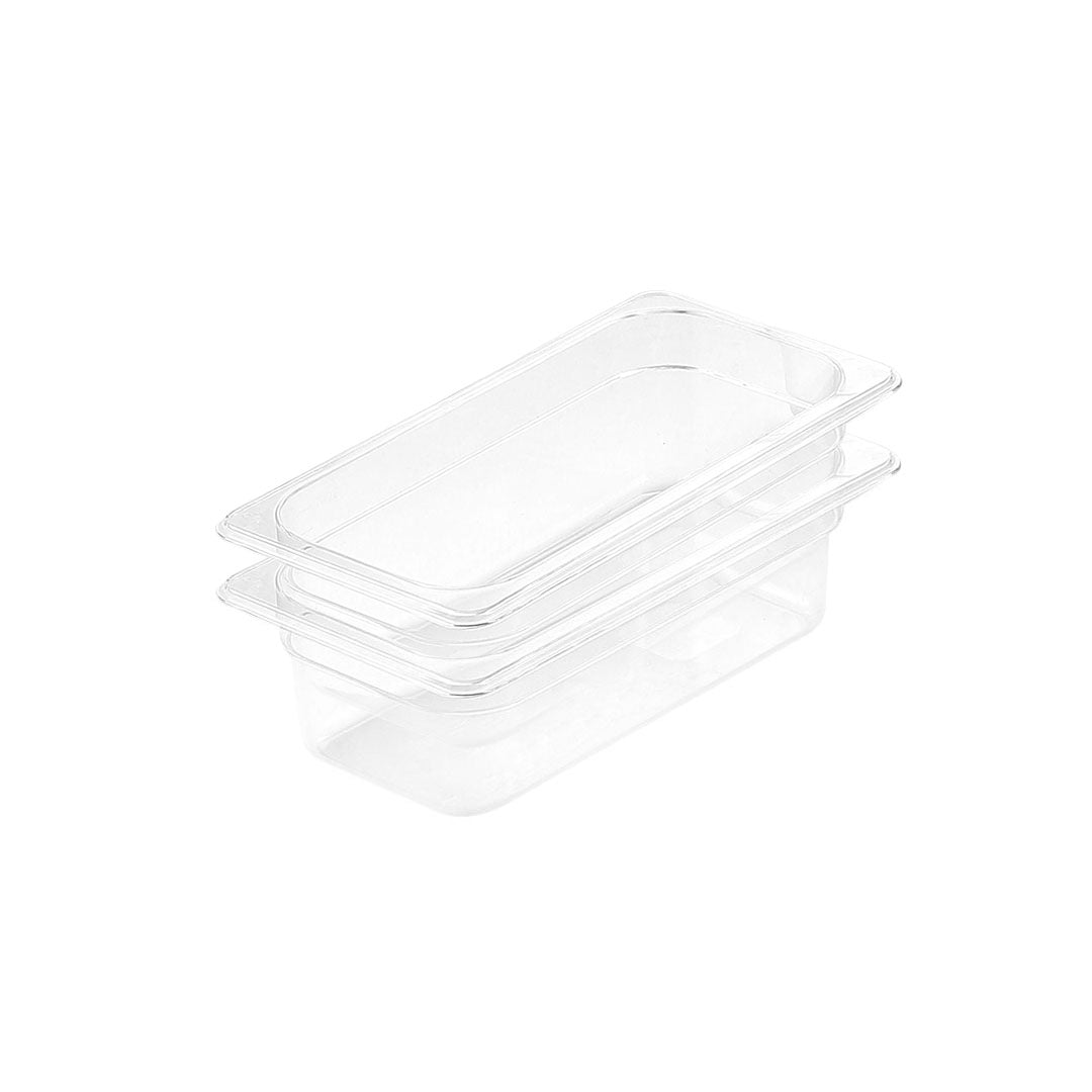 SOGA 100mm Clear Gastronorm GN Pan 1/3 Food Tray Storage Bundle of 2 $ 59.50