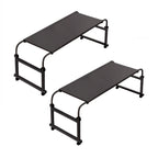 SOGA 2X 140x45cm Black Cross Bed Movable Desk Table w/ Adjustable Length & Height $ 345.50