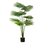 SOGA 150cm Artificial Natural Green Fan Palm Tree Fake Tropical Indoor Plant Home Office Decor $ 138.90