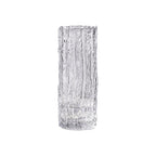 SOGA 30.5cm Handcrafted Clear Glass Vase Classic Design for Home Decor